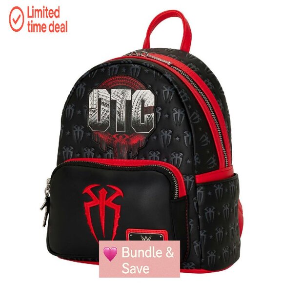 Faux Leather Mini Backpack with Adjustable Straps and Multiple Pockets